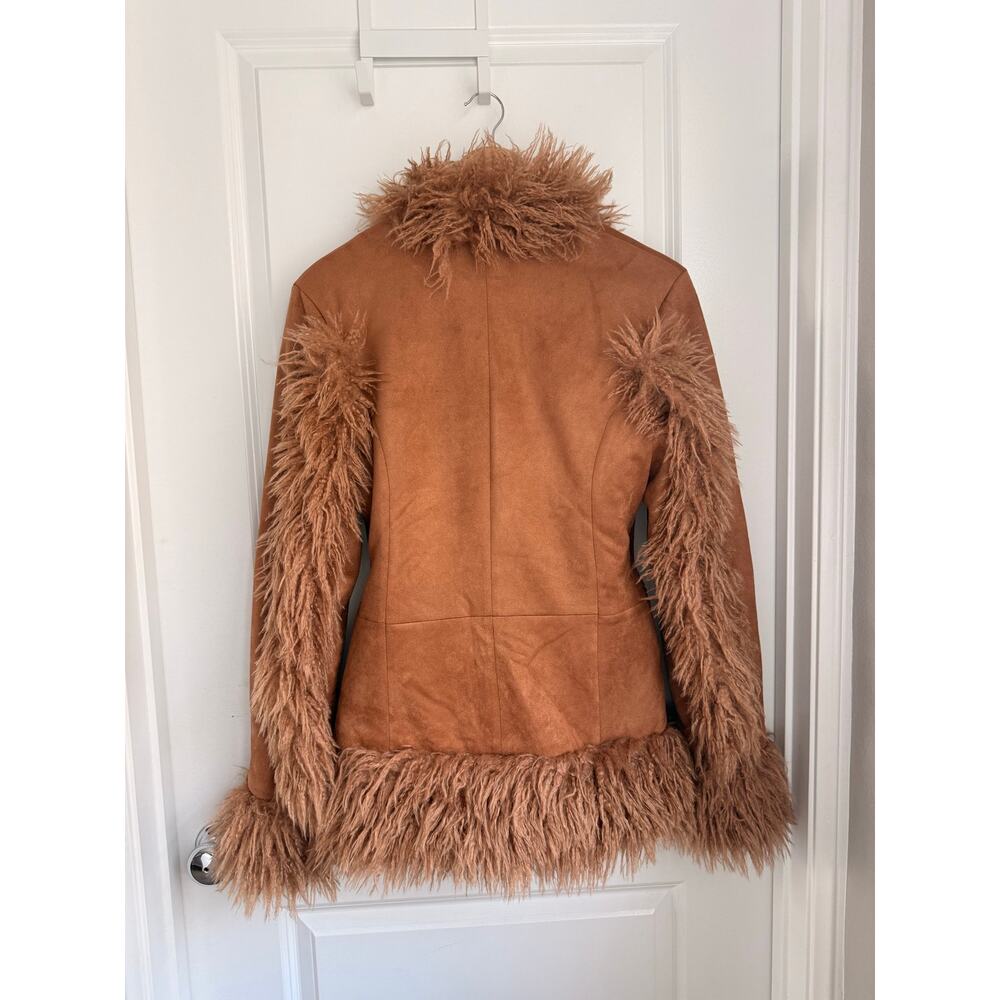 Lioness OUI OUI Penny Lane Coat in Camel Instagram LA New York Girl Chic Y2K - Picture 5 of 7